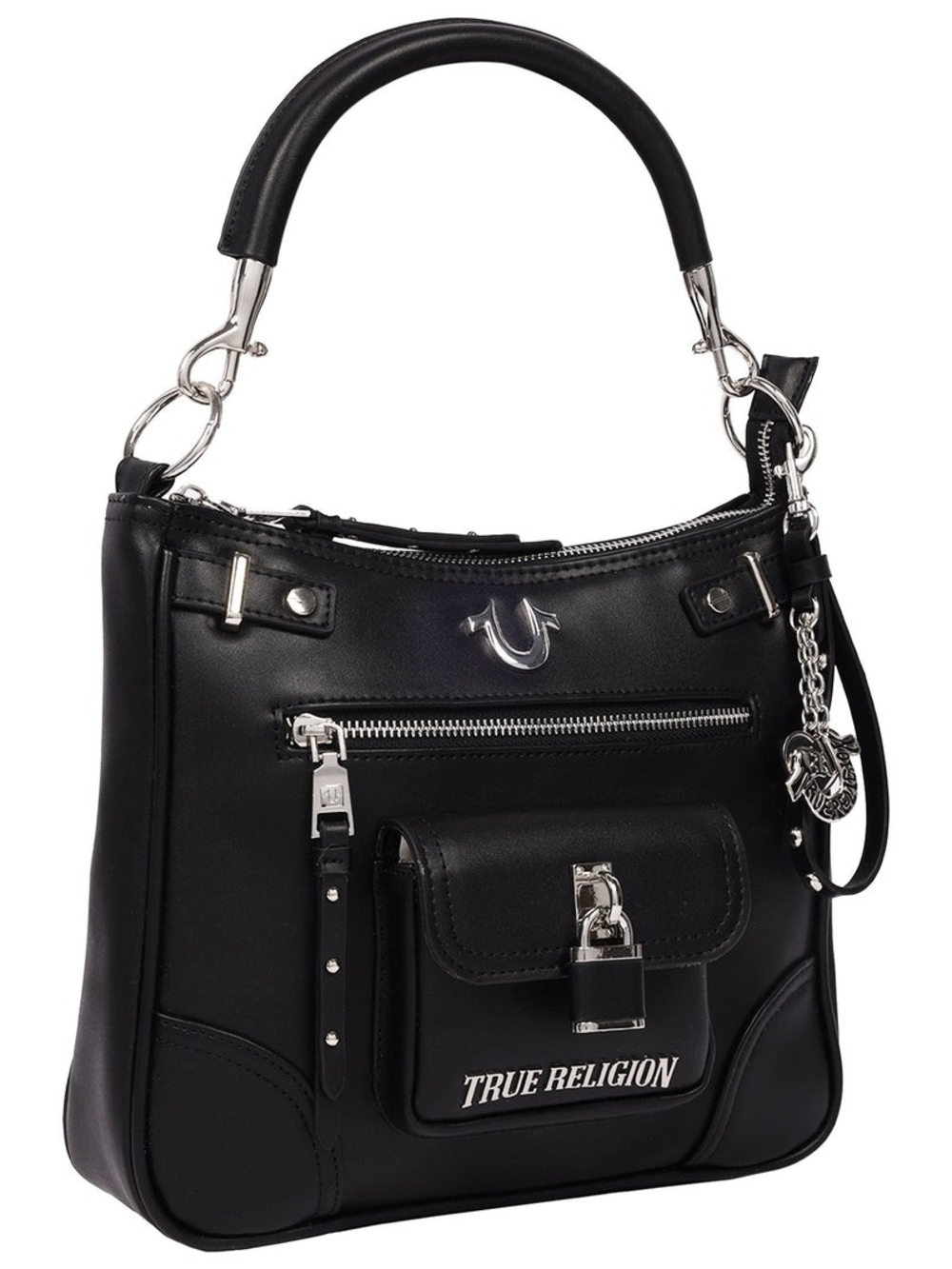 True Religion Moto Satchel Handbag - Picture 2 of 6